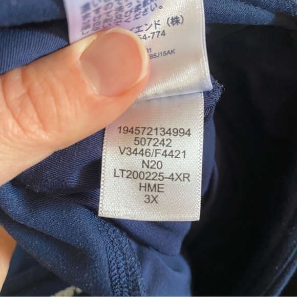 Lands End Active Knit Skort Navy Blue Size 3X - Picture 6 of 7